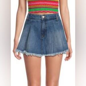 Ramy Brook Blue Denim Skirt